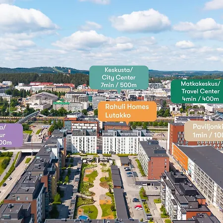 Location Lutakkoboss With Balcony 100mb Wifi, Tyoepiste, Parveke Ja Pyykkikone Rahulihomes